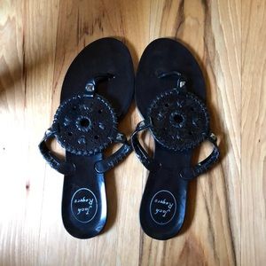 New black jack roger jelly sandals